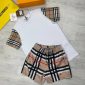 Burberry Vintage Check T-shirts and Shorts set in White T-Shirt