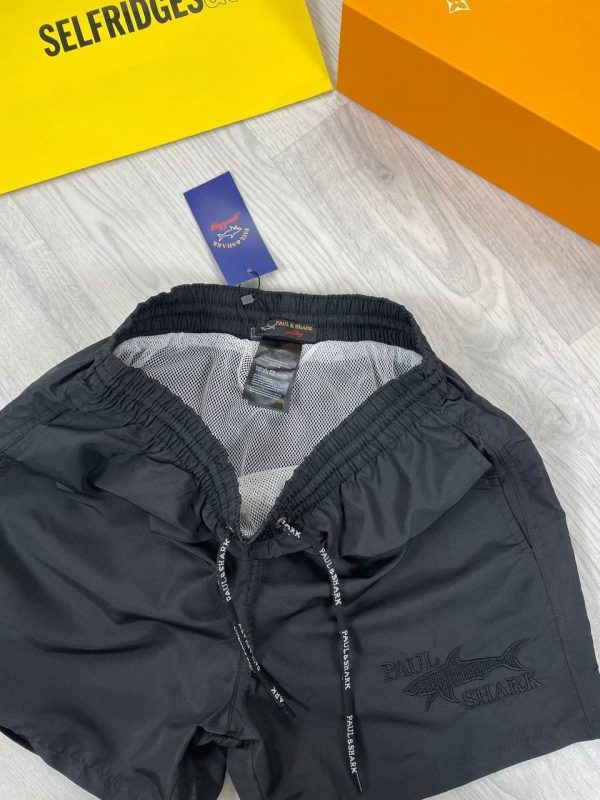 Paul and Shark Shorts in Black Color Paul and Shark Shorts in Black Color