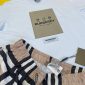 Burberry London England T-shirts with Beige Check Shorts in White Colour