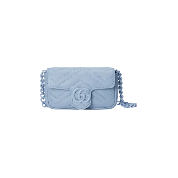 Gucci Marmont White Black Small Mini Clutch Bag Leather in Multiple Colours