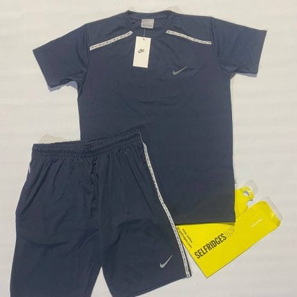 Nike Logo Printed Half Sleeves T-shirts and Shorts Set in multiple Colors