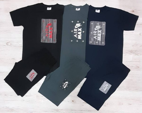 Nike Airmax T-shirt and Shorts set in 3 colors