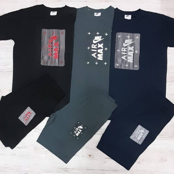 Nike Airmax T-shirt and Shorts set in 3 colors