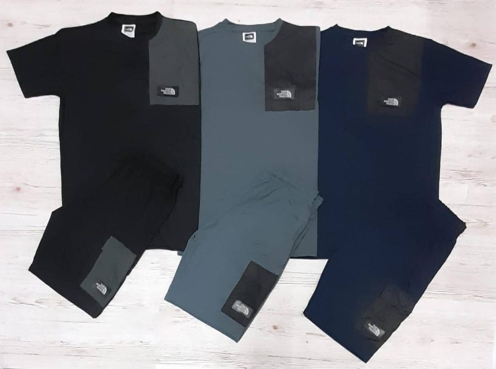 The North Face T-shirts and Shorts Set in 3 colors