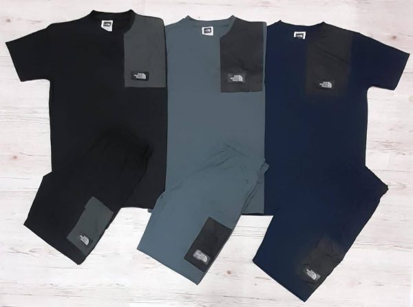 The North Face T-shirts and Shorts Set in 3 colors