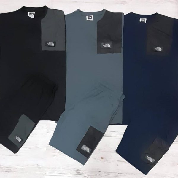 The North Face T-shirts and Shorts Set in 3 colors
