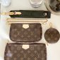Louis Vuitton 3 Pcs Multi Pouchette with Multi Color Straps