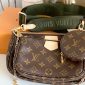 Louis Vuitton 3 Pcs Multi Pouchette with Multi Color Straps