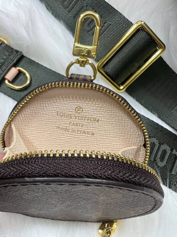 Louis Vuitton 3 Pcs Multi Pouchette with Multi Color Straps Louis Vuitton 3 Pcs Multi Pouchette with Multi Color Straps