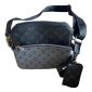 Louis Vuitton Trio Messenger Leather Black Bag Comes with Box