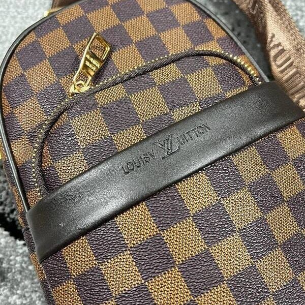 Louis Vuitton Canvas Bag in Brown Color
