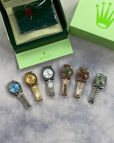 Rolex Oyester Perpetual Day-Date Watch in Different Colors