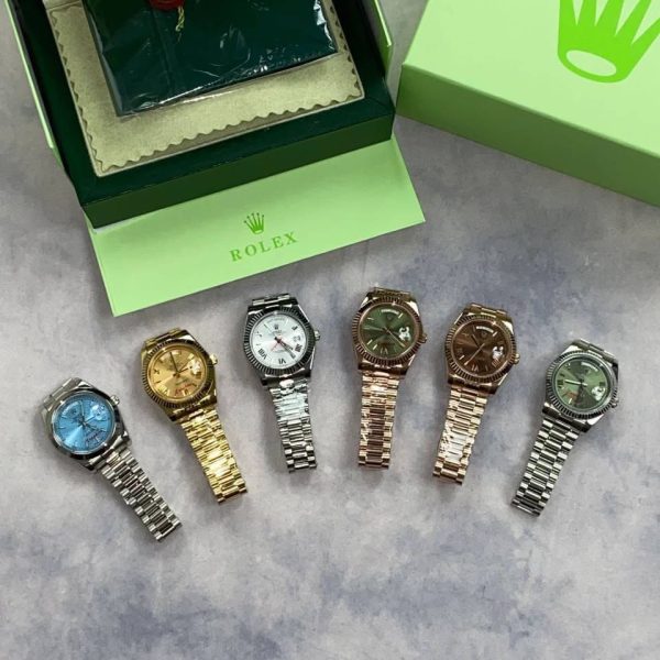 Rolex Oyester Perpetual Day-Date Watch in Different Colors