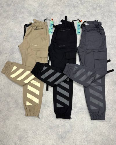 Off-White Cargos in 3 Colors