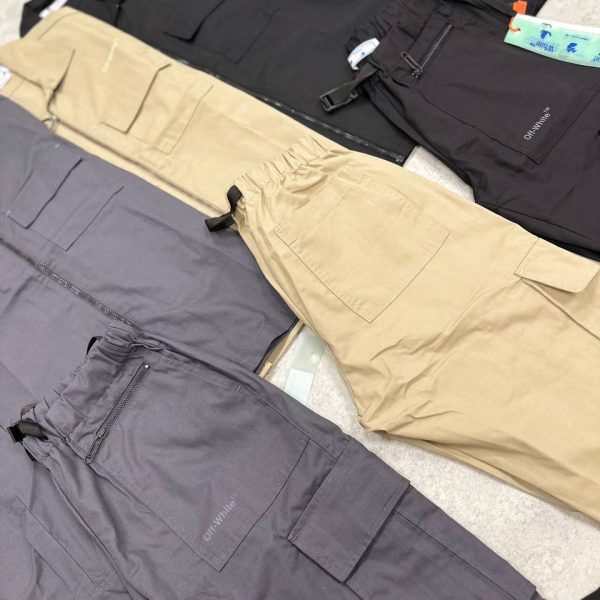 Off-White Cargos in 3 Colors