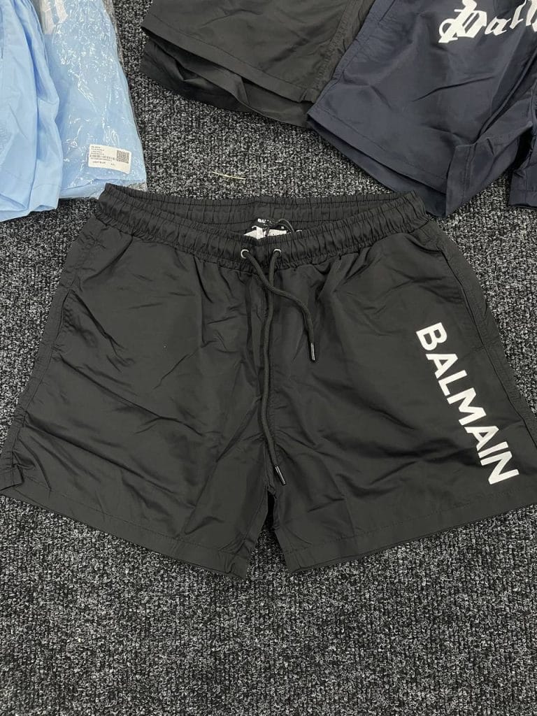Balmain shorts in Black color