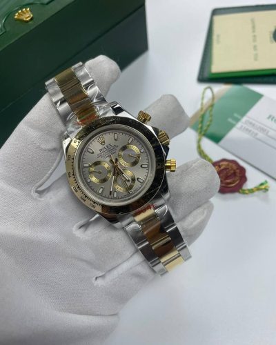Rolex Cosmograph White Gold Dial Chain Watch Rolex Cosmograph White Gold Dial Chain Watch