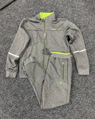 Boss Tracksuits with Pullover Hoodie in yellow colors