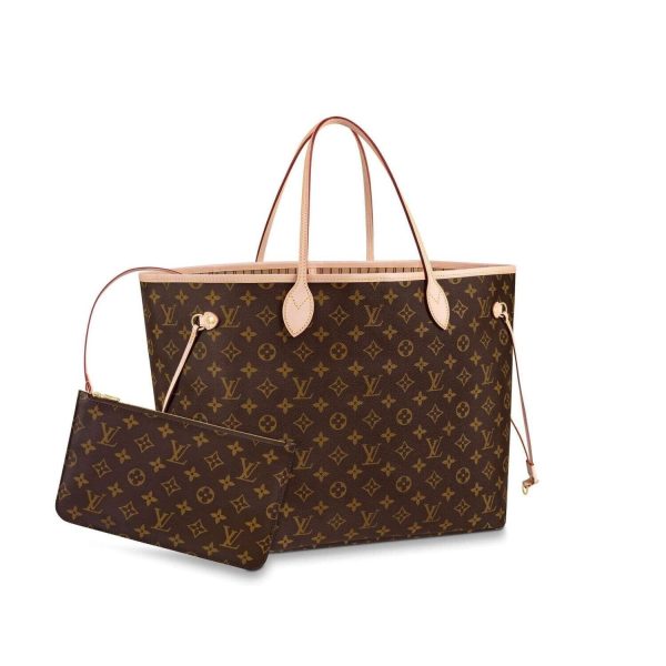 Louis Vuitton Women's Neverfull MM Monogram Canvas Bag Louis Vuitton Women's Neverfull MM Monogram Canvas Bag
