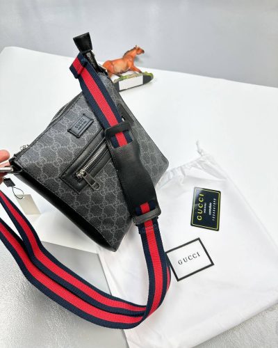 Gucci GG Messenger Cross Body Side Bum Belt Bag Men