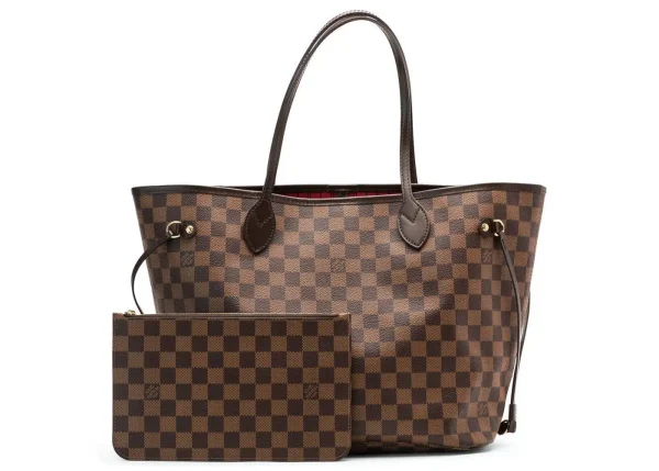 Louis-Vuitton-Ebene-Damier-Canvas-Neverfull-GM-Goldtone-Hardware Louis Vuitton Ebene Damier Canvas Neverfull GM Goldtone Hardware