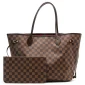 Louis Vuitton Ebene Damier Canvas Neverfull GM Goldtone Hardware