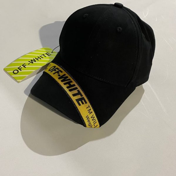 OFF White Black TM Strip printed Cap Uk Sale