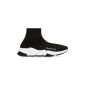 Balenciaga Men's Black Logo Speed Sock Trainers Pull on Sneakers