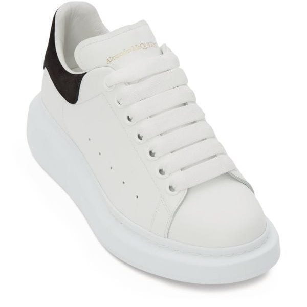 ALEXANDER MCQUEEN Leather white sneakers