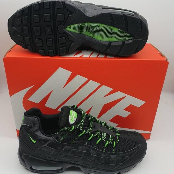 Nike Air Max 95s Black Green Sneakers