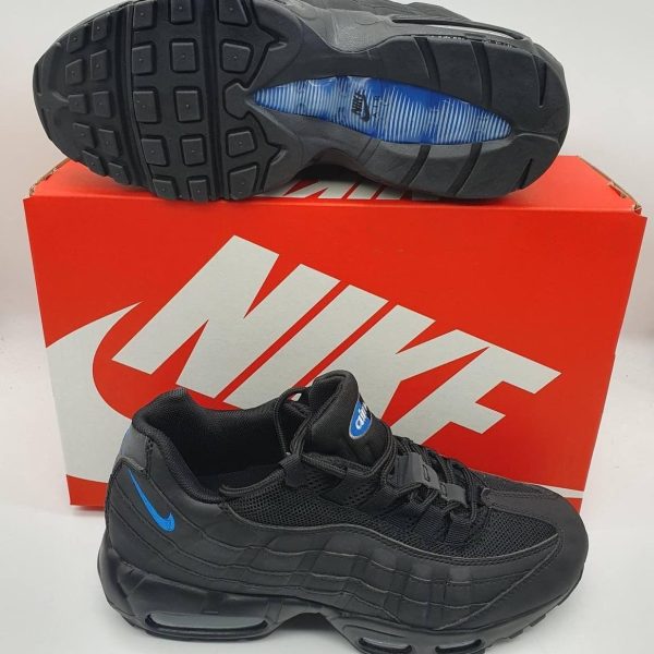 Nike Air Max 95s Black Blue Sneakers