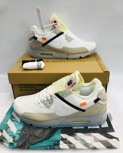 Nike Air Max 90s off white Sneakers Comes with Box