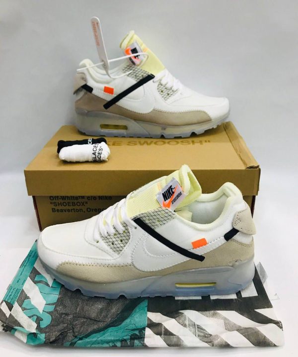 Nike Air Max 90s off white Sneakers Comes with Box