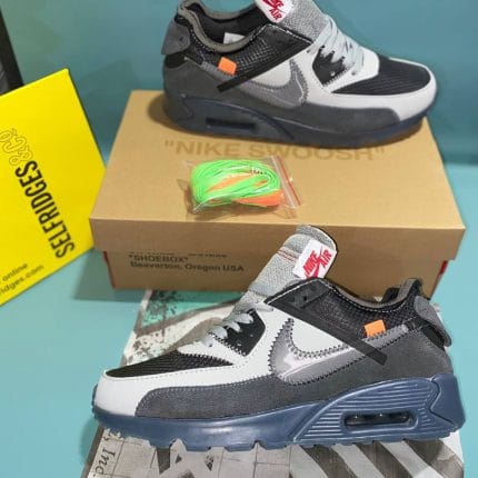 Nike Air Max 90s Grey Black Sneakers Comes with Box
