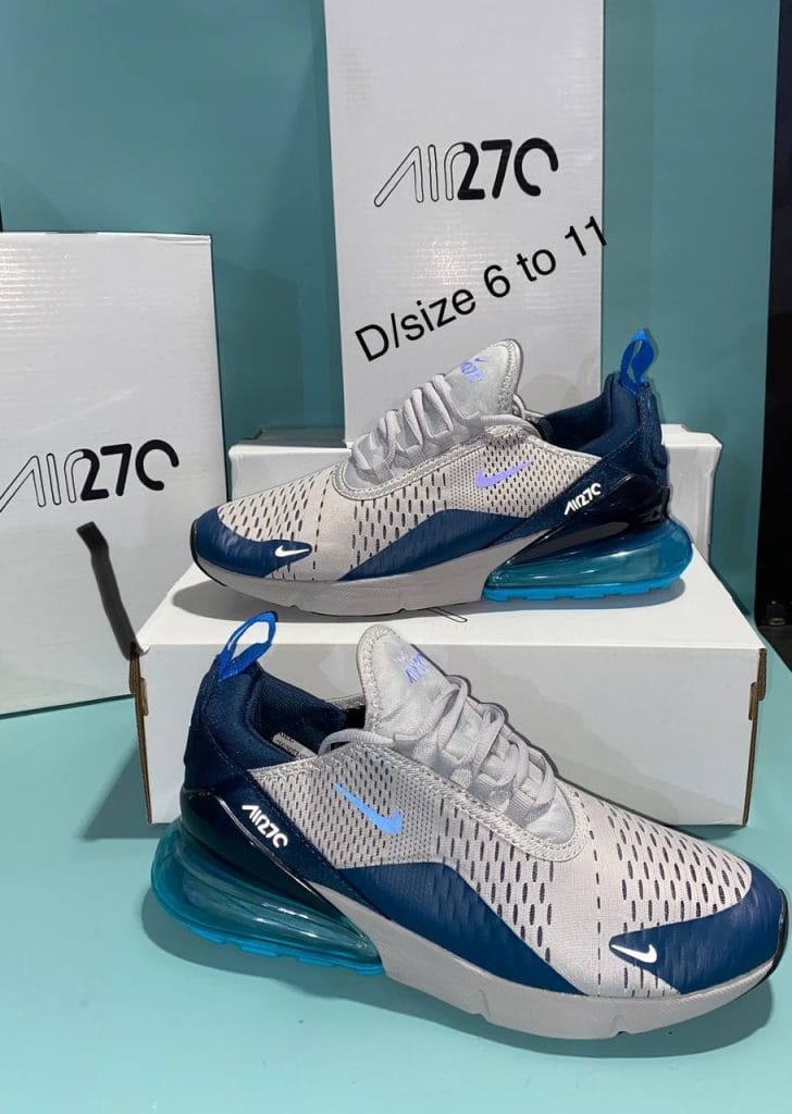 Nike 270s Grey Blue Sneakers
