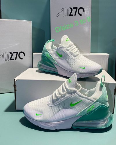 Nike 270s White Green Sneakers