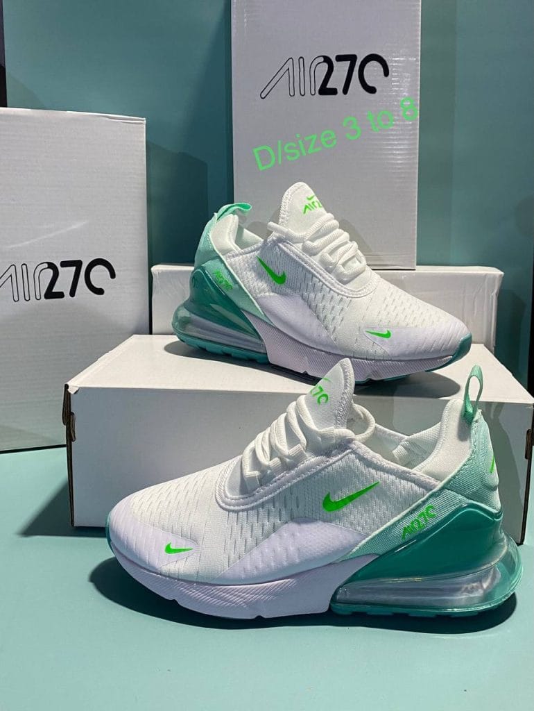 Nike 270s White Green Sneakers