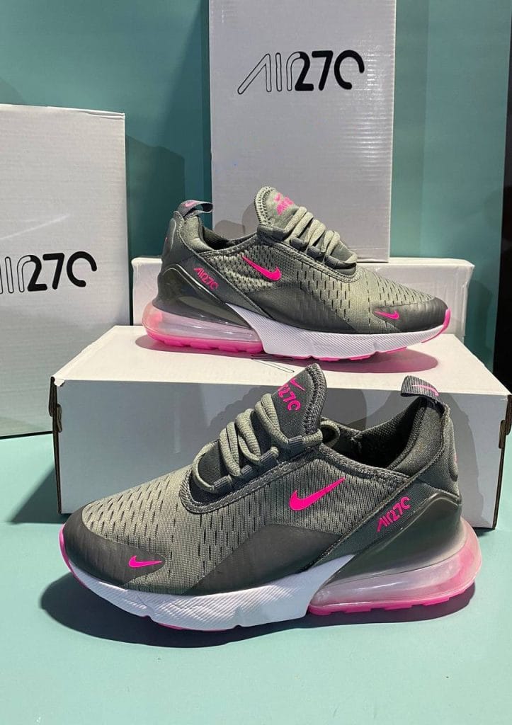 Nike 270s Grey Pink Sneakers