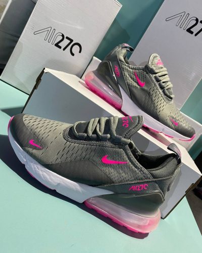 Nike 270s Grey Pink Sneakers