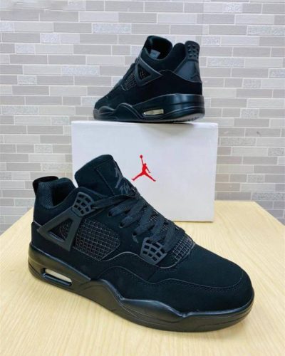 Nike Air JORDAN 4s Black Trainers