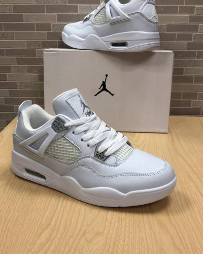Nike Air JORDAN 4s White Trainers