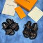 Louis Vuitton Bom Dia 1AAW8H Flat Comfortable Brown Slider Comes with Full Packaging