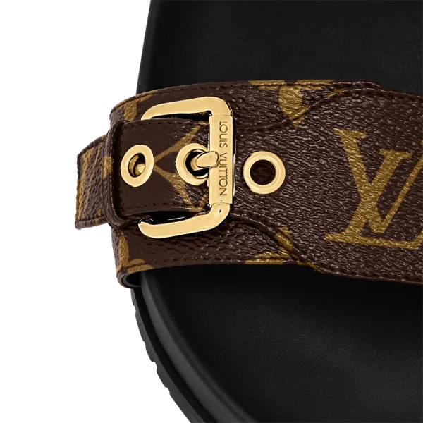 Louis Vuitton Bom Dia 1AAW8H Flat Comfortable Brown Slider Comes with Full Packaging Louis Vuitton Bom Dia 1AAW8H Flat Comfortable Brown Slider Comes with Full Packaging