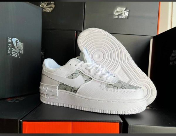 Nike Gucci Air Force 1 Shadow X GG Women's Sneakers Nike Gucci Air Force 1 Shadow X GG Women's Sneakers