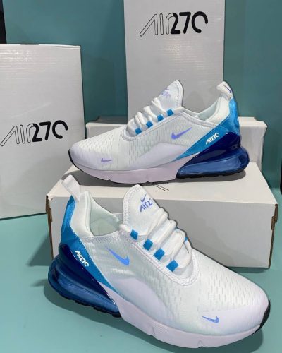 Nike 270s White Blue Sneakers