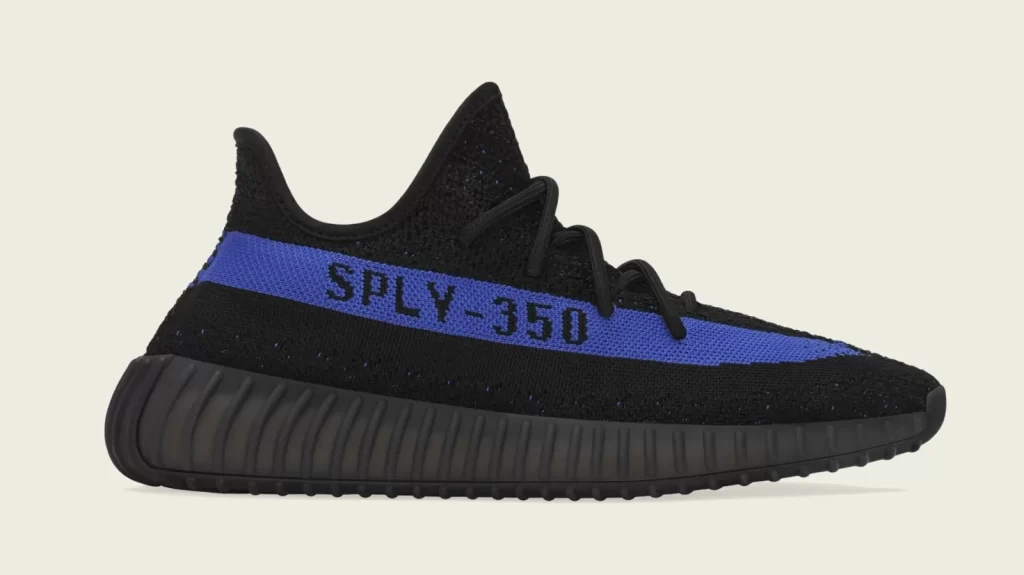 Adidas SPLY 350 Yeezy Shoes Comfort Trainer In Black & Blue Line