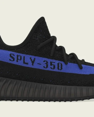 Adidas SPLY 350 Yeezy Shoes Comfort Trainer In Black & Blue Line