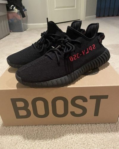 Adidas Yeezy SPLY 350 Black Red Shoe