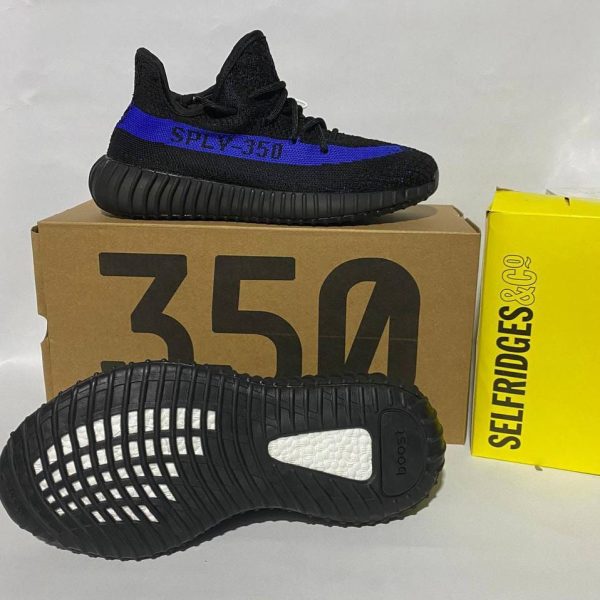 Adidas Yeezy Black Blue Shoes