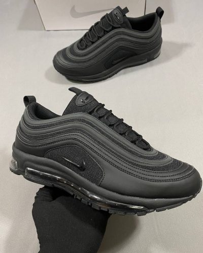Nike Airmax 97s Sneakers in black color with black logo Nike Airmax 97s Sneakers in black color with black logo